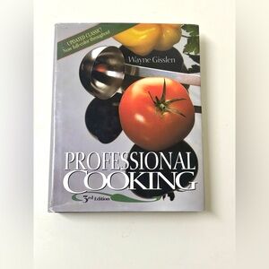 Updated Third Edition Hardcover PROFESSIONAL COOKING Cookbook